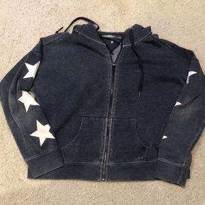 tommy hilfiger zip up star hoodie